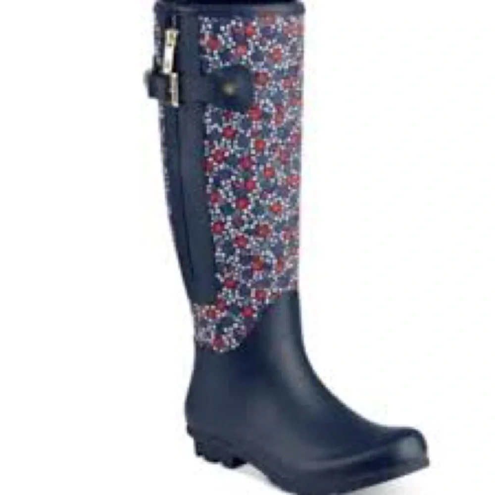 Tommy Hilfiger Mela Rain Boots. Leather Sole